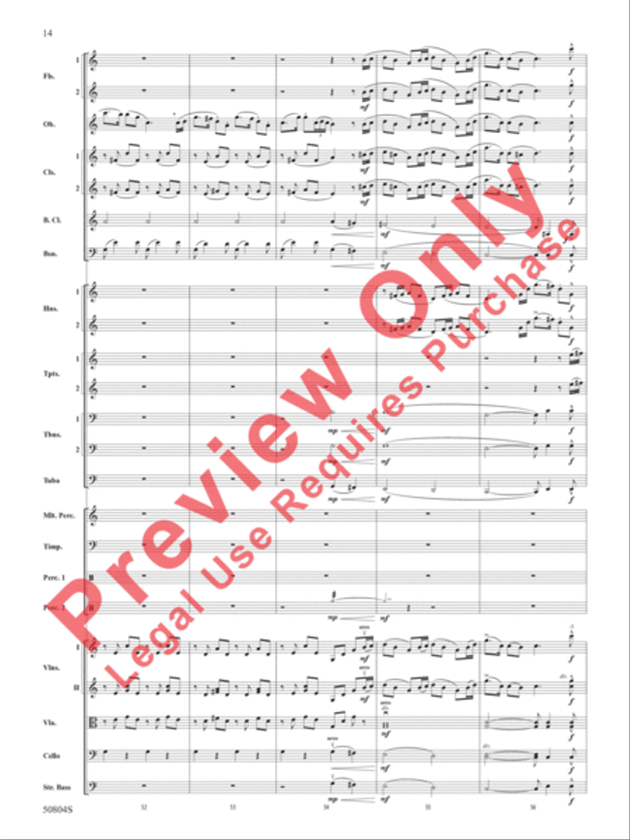 A Childhood Remembered Full Orchestra scores gallery preview page 15