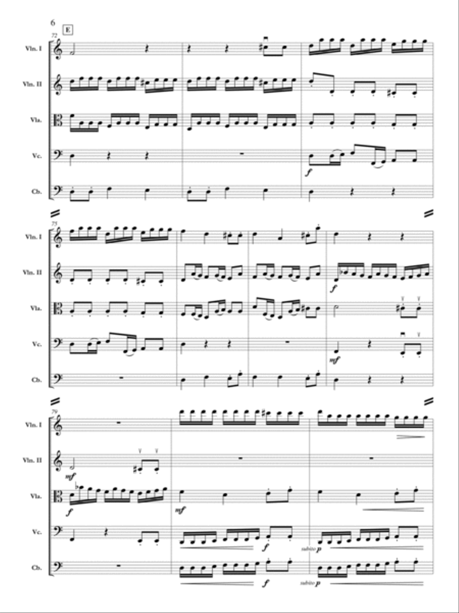 The Bells of St. Genevieve Orchestra scores gallery preview page 7