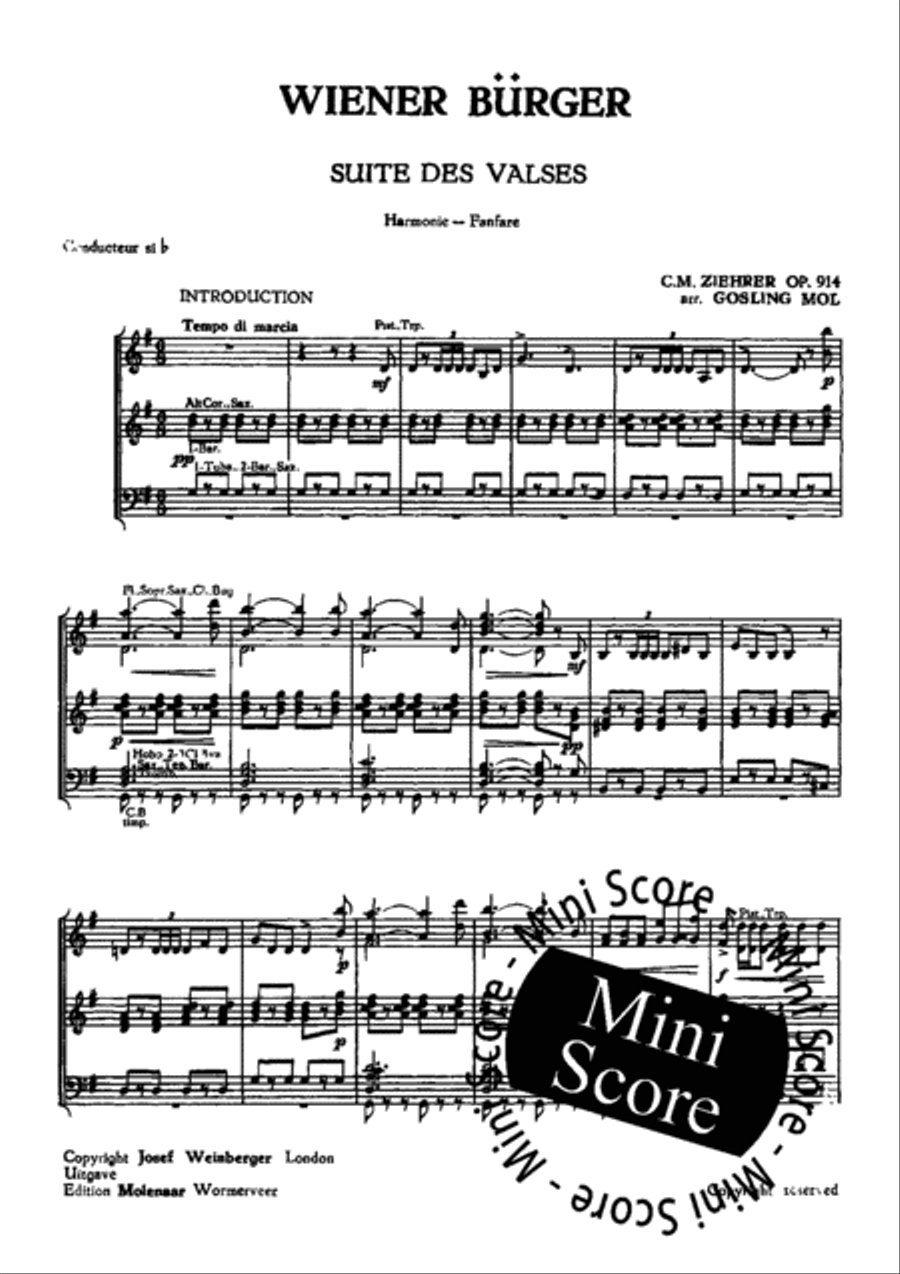 Wiener Burger Fanfare Band scores gallery preview page 4