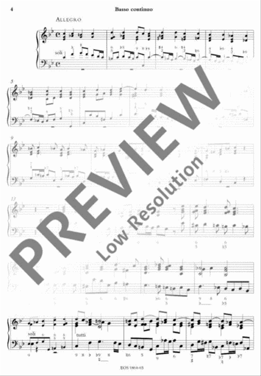 Concerto Grosso Concerto Grosso Basso Continuo scores gallery preview page 4