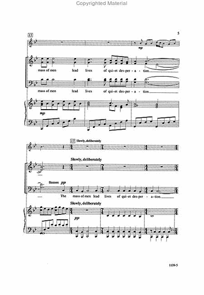 A Living Dream - SATB Octavo image number null