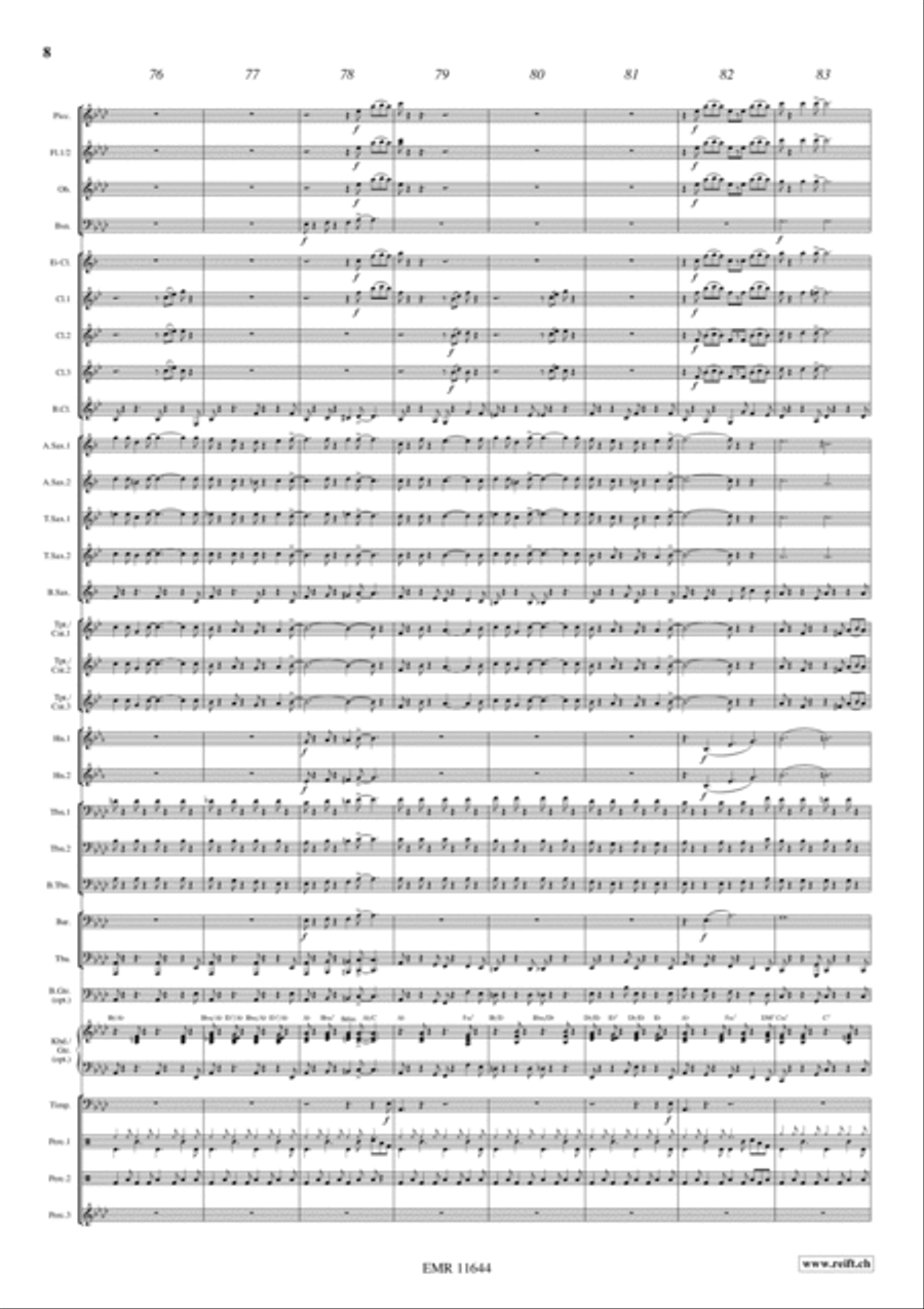 Flight To USA Concert Band scores gallery preview page 9