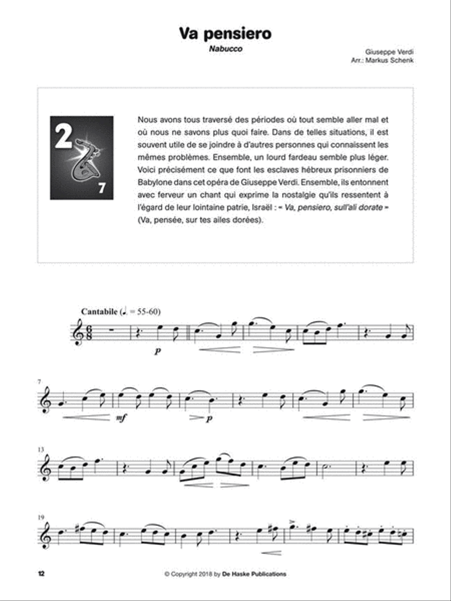 Écouter, lire & jouer - Les Airs d'Opéra Alto Saxophone scores gallery preview page 2