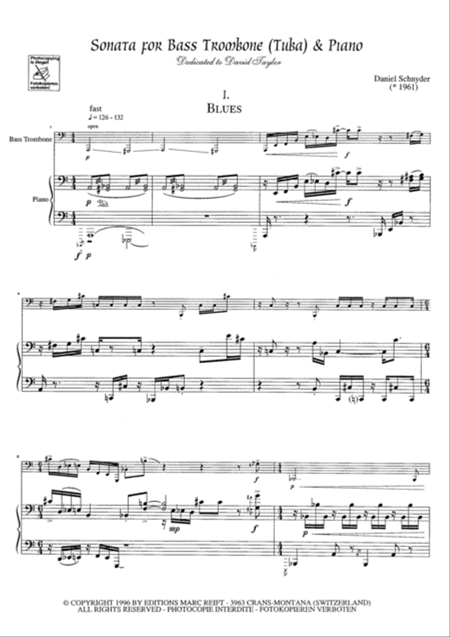 Sonata Trombone scores gallery preview page 4