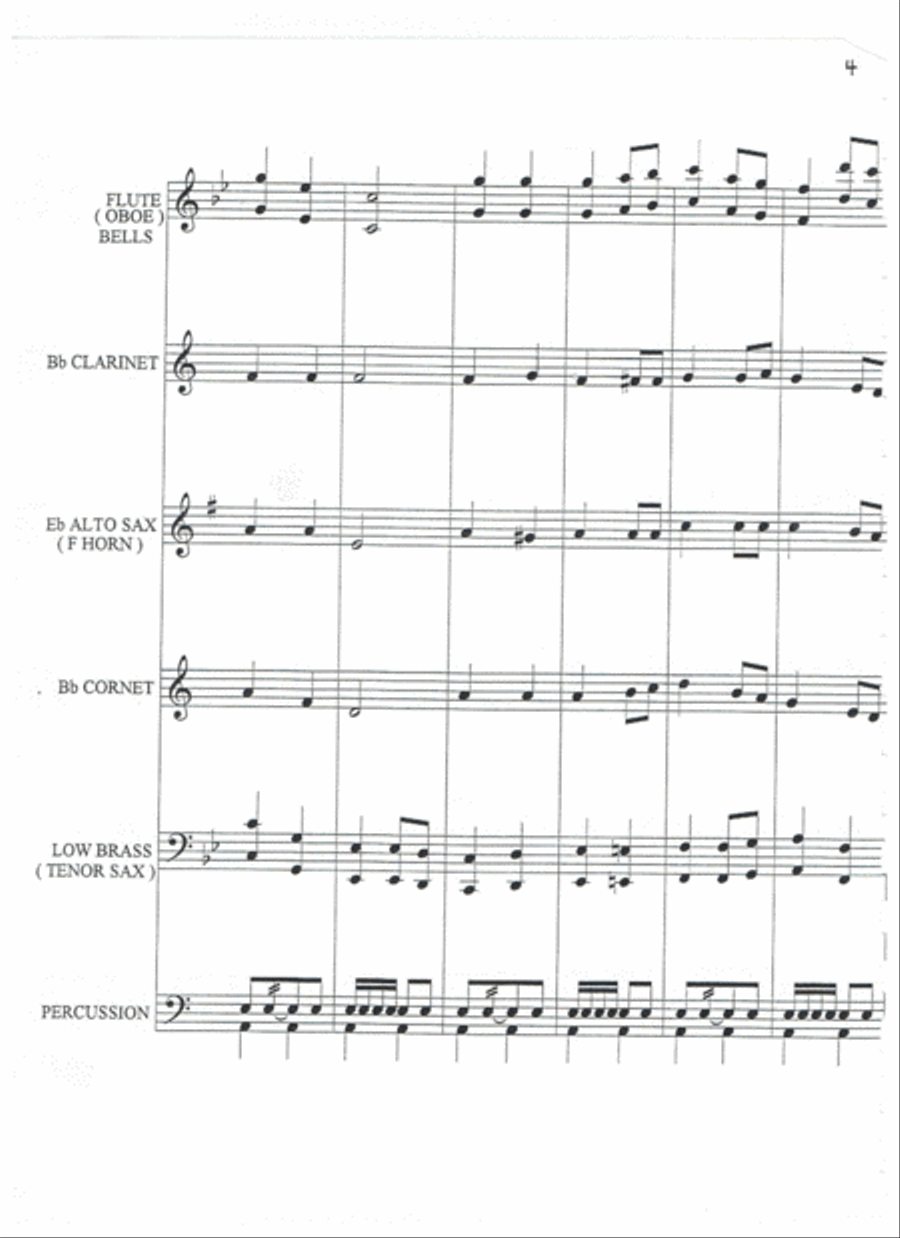 TAKE ME OUT TO THE BALL GAME Concert Band scores gallery preview page 5