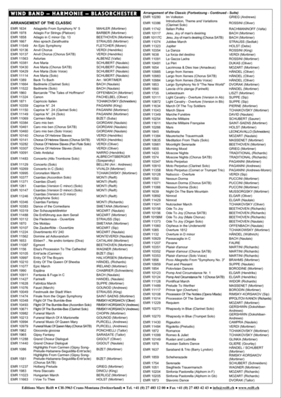 Nokia Waltz Concert Band scores gallery preview page 7