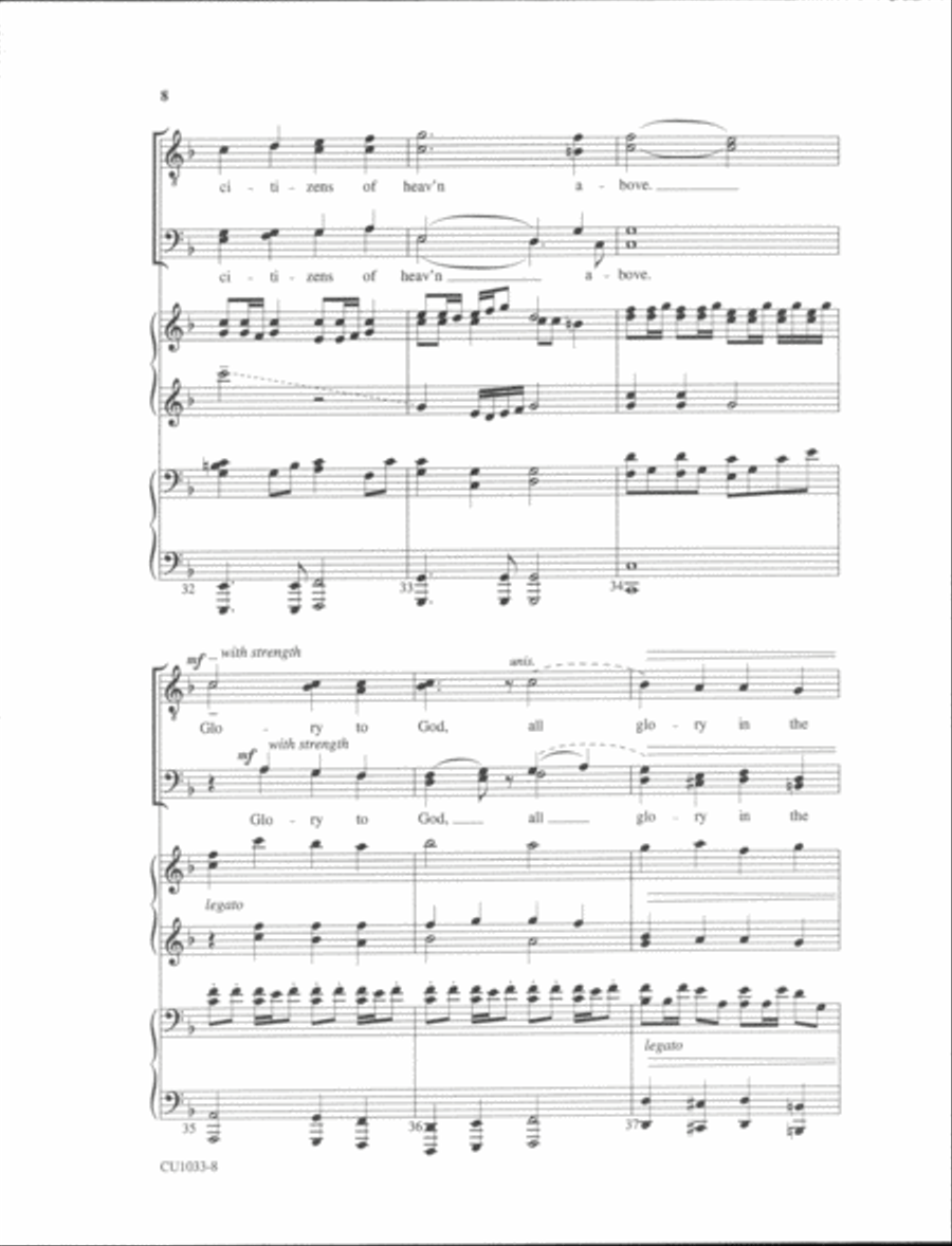 O Come, All Ye Faithful - TTBB - Forrest TTBB scores gallery preview page 7