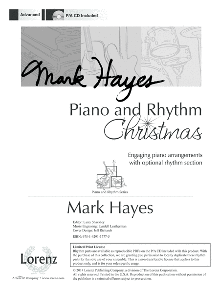Mark Hayes Piano and Rhythm Christmas image number null