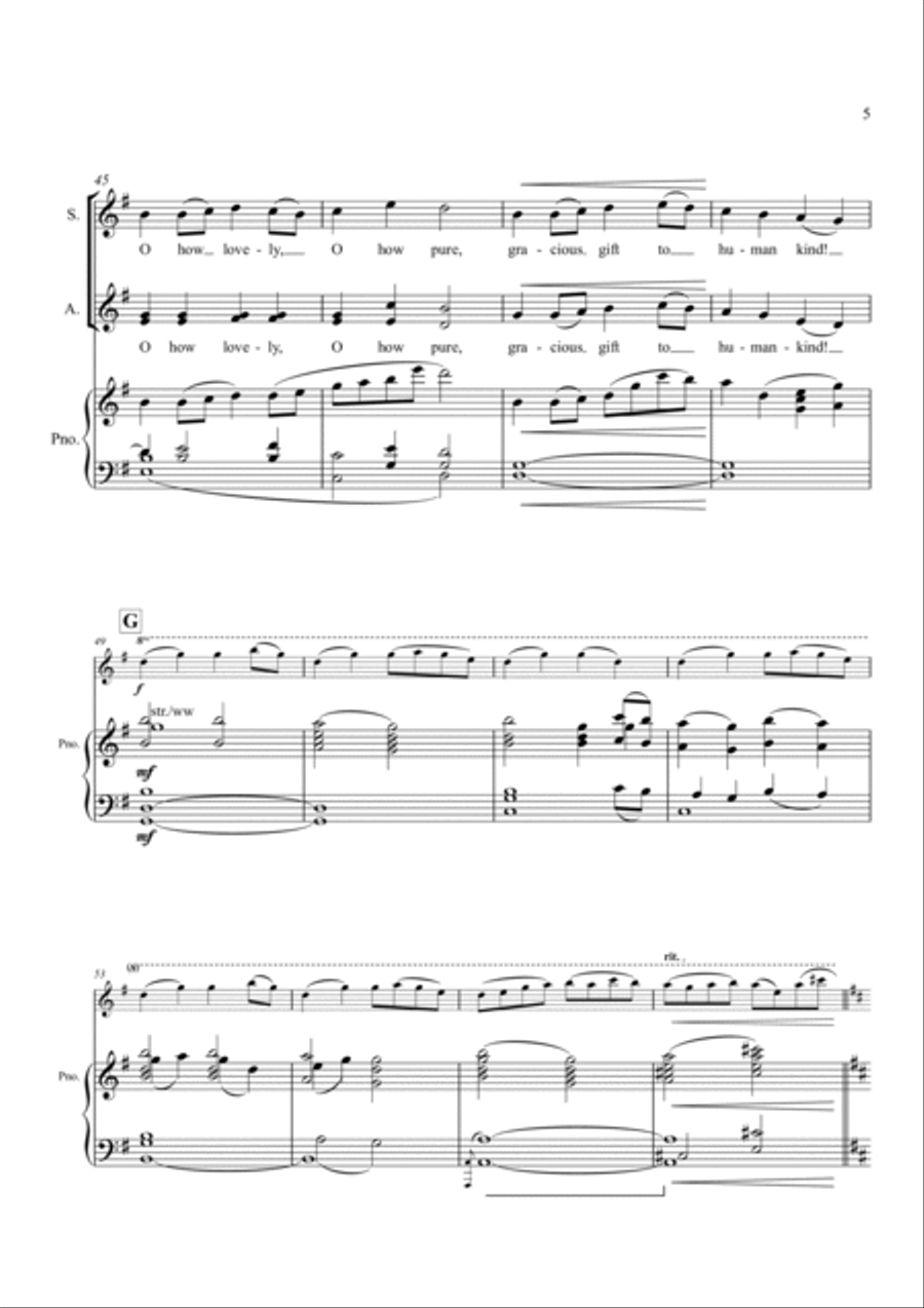 He is Born He is Born 4-Part scores gallery preview page 5