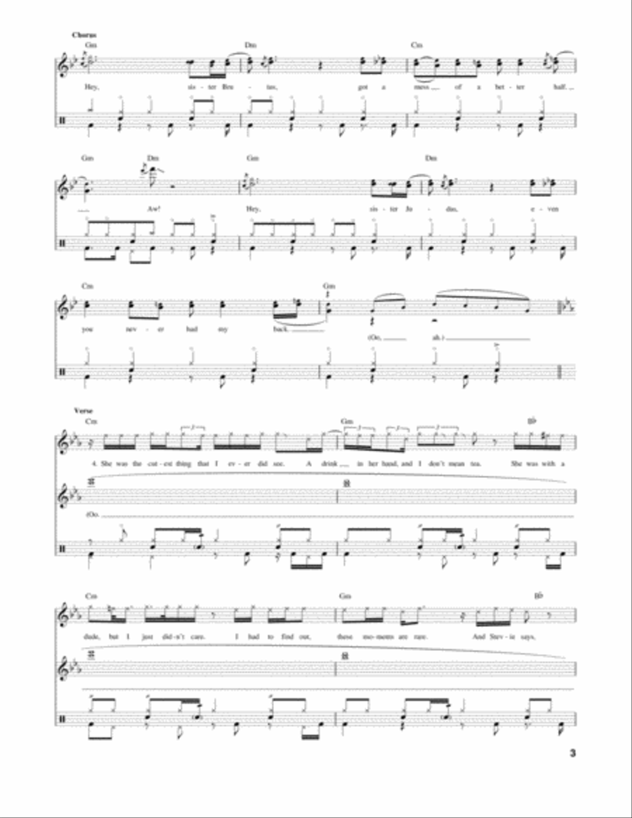Even You Brutus? Drum Set scores gallery preview page 3
