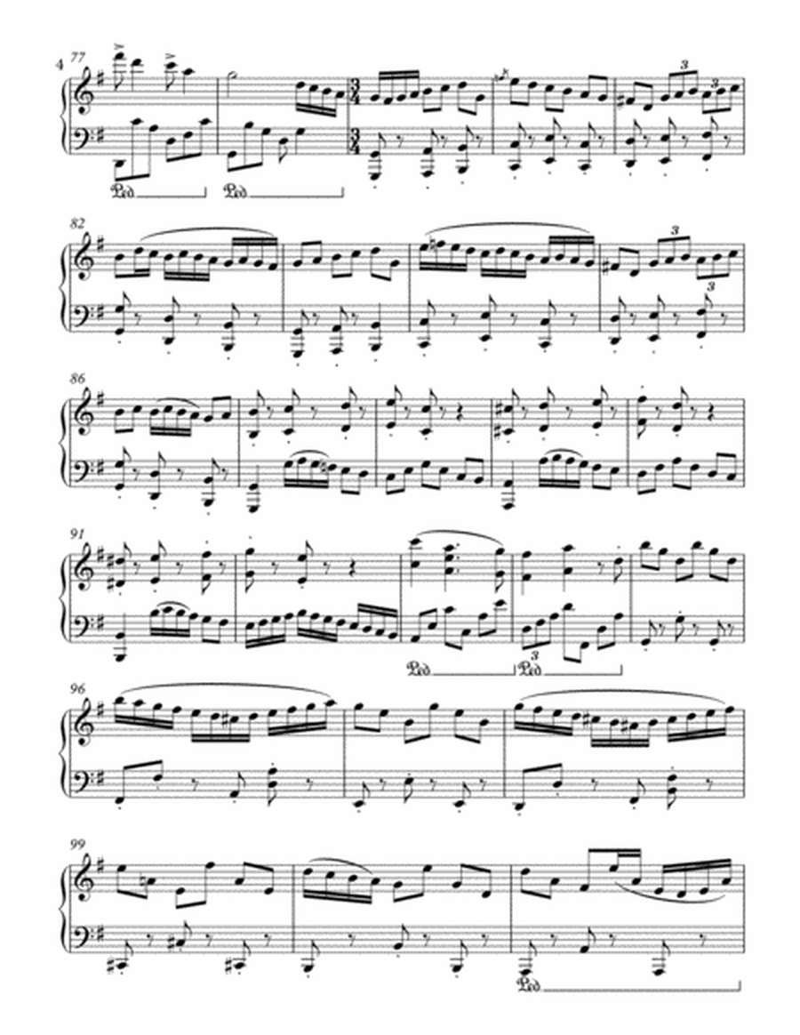 Toccata in G for Piano Solo