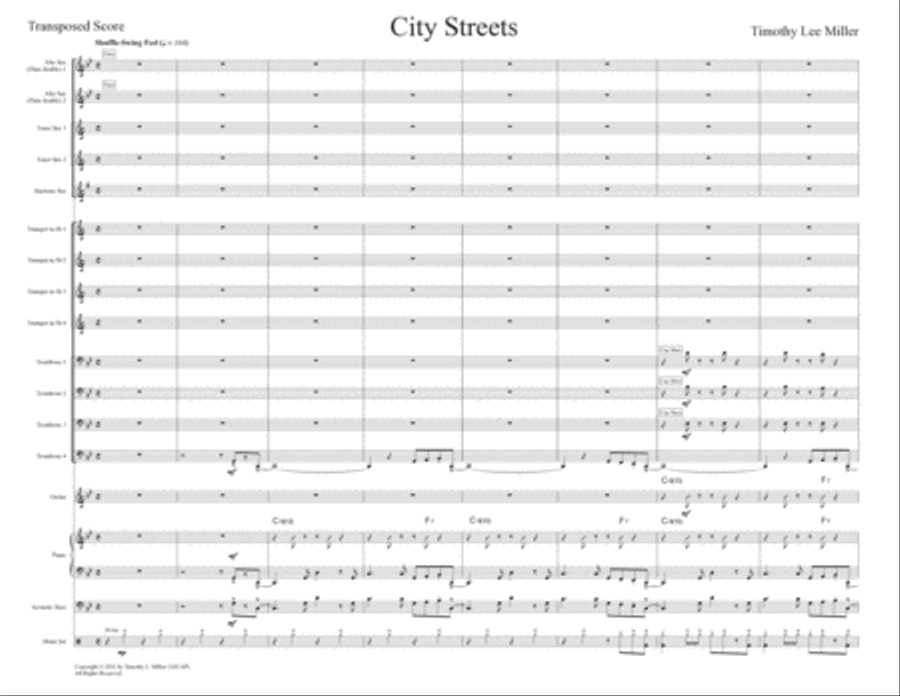 City Streets Jazz Ensemble scores gallery preview page 3