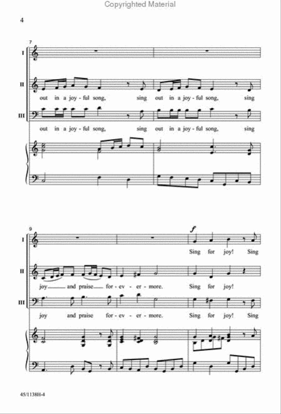 Masterworks and Madrigals for Middle School Choirs SSA scores gallery preview page 3