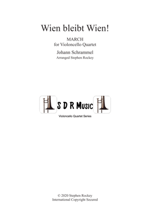 Book cover for Wien Bleibt Wien! March for Violoncello Quartet