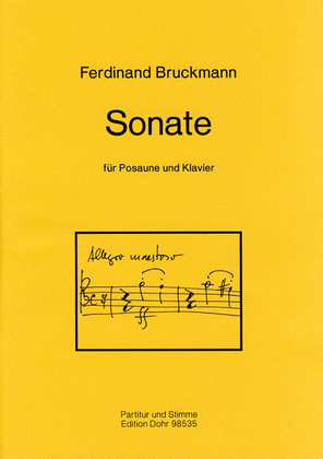 Book cover for Sonate für Posaune und Klavier (1957)