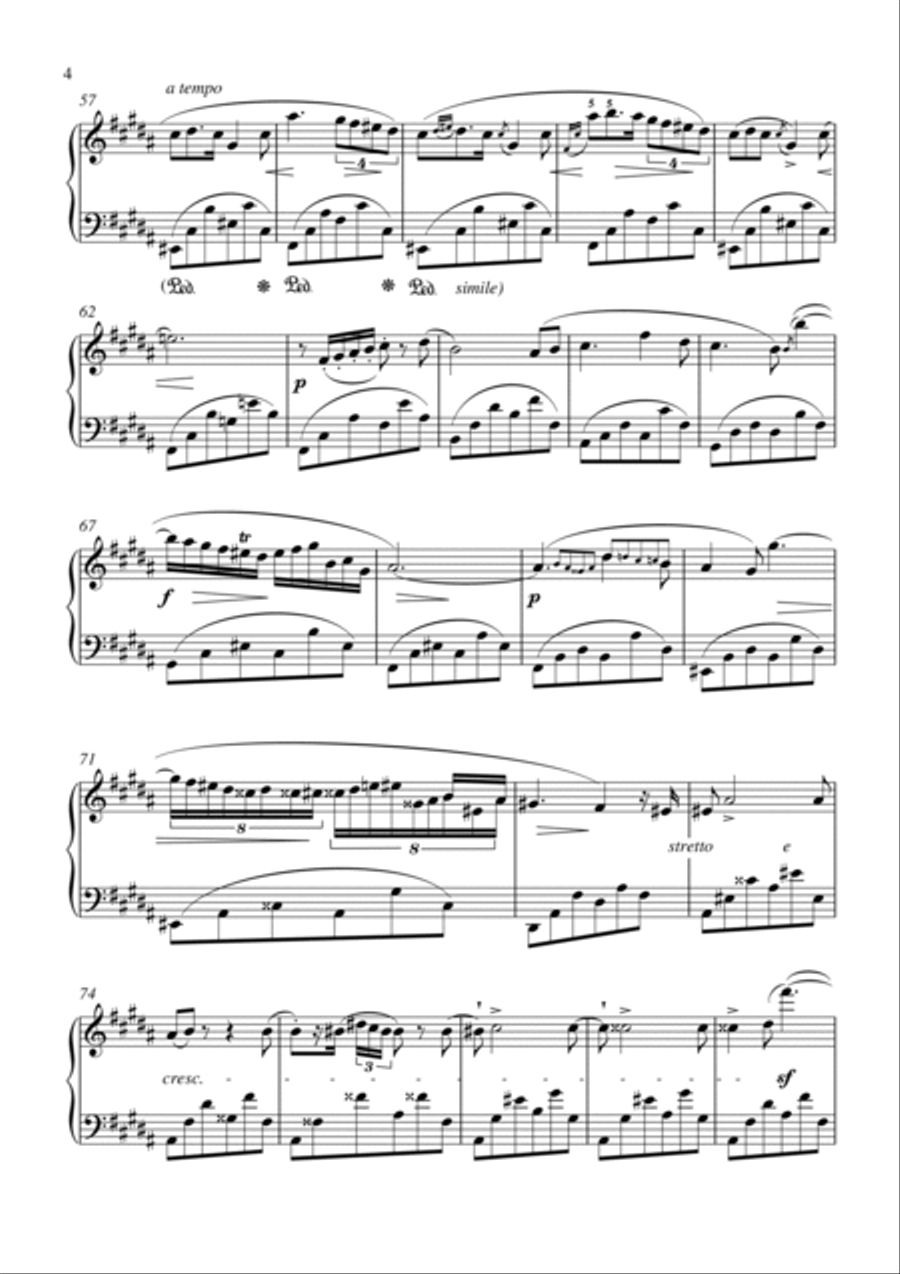 Chopin - Nocturne in B Major, Op. 9, No. 3 Piano Solo scores gallery preview page 5