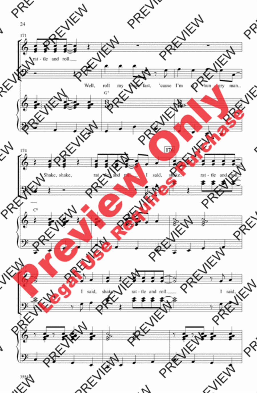 We Love the '50s We Love the '50s 4-Part scores gallery preview page 24