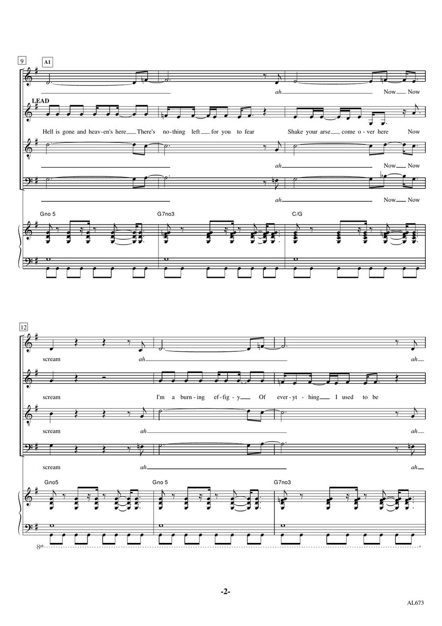 Let Me Entertain You 4-Part scores gallery preview page 2