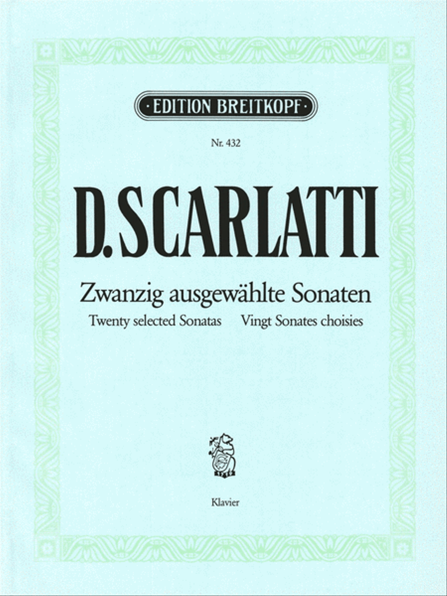 20 selected Sonatas Piano Solo scores gallery preview page 1