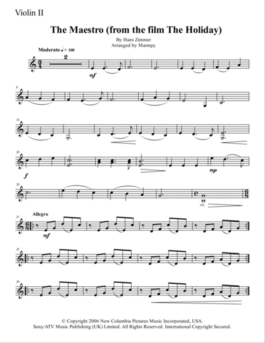 Maestro String Quartet scores gallery preview page 3