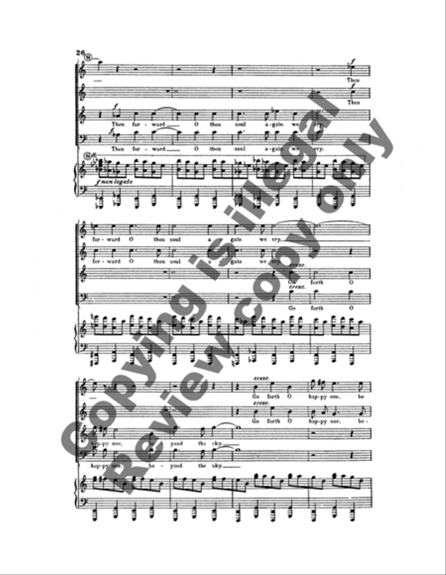 Choral Hymns from the Rig-Veda, Group 1 4-Part scores gallery preview page 11