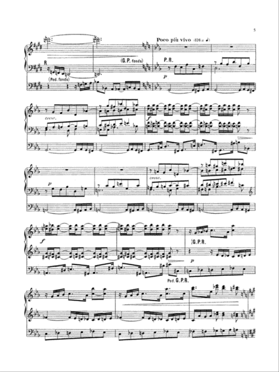 Vierne: Symphony No. 3, Op. 28 Organ scores gallery preview page 4
