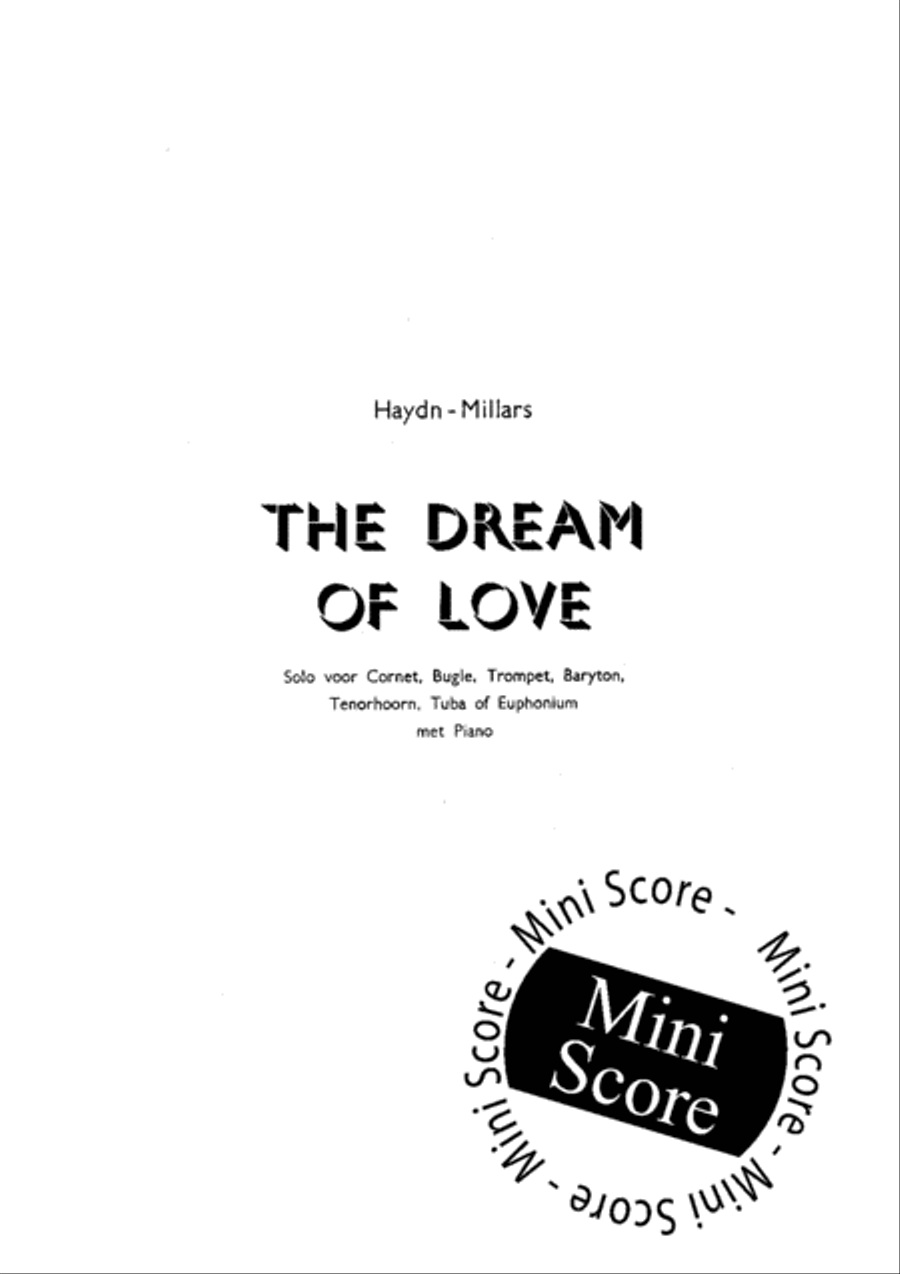 The Dream of Love Trumpet scores gallery preview page 3