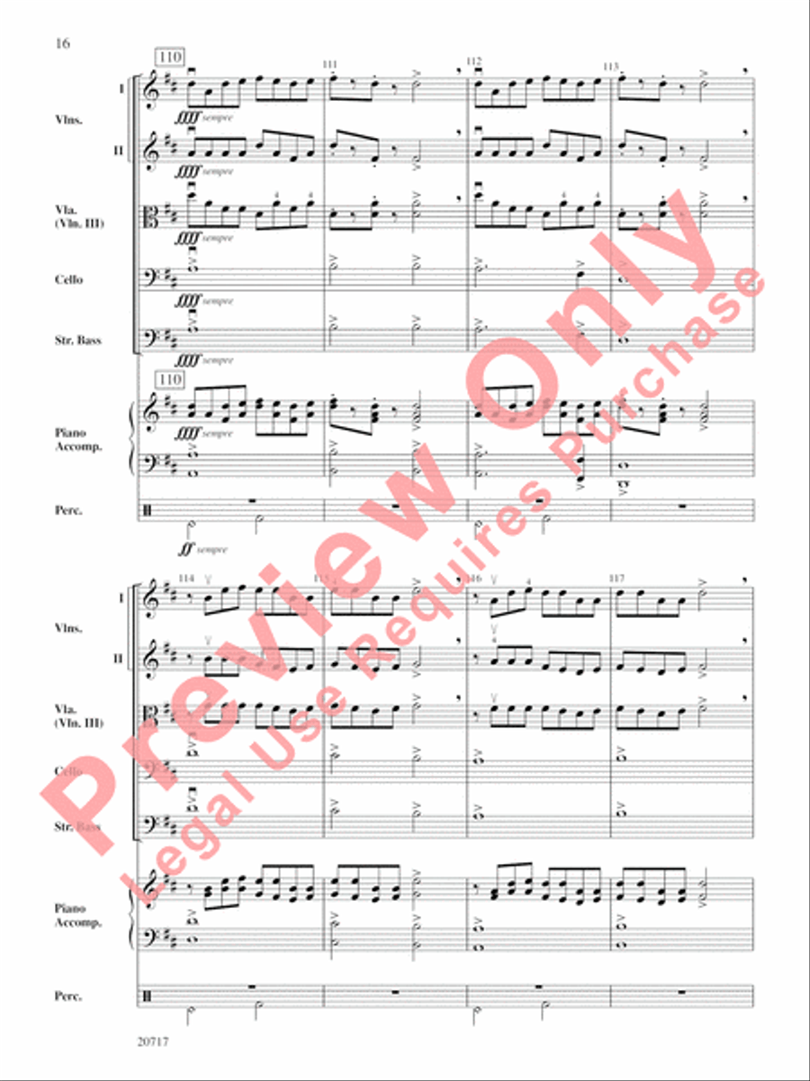 1812 Overture String Orchestra scores gallery preview page 16