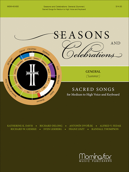 Seasons and Celebrations: General (Summer): Sacred Songs for Medium to High Voice and Keyboard image number null