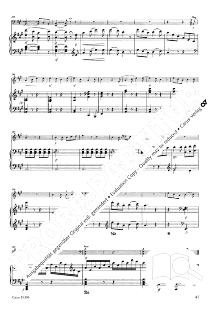 Grand Duo fur Violoncello und Klavier String Duet scores gallery preview page 48