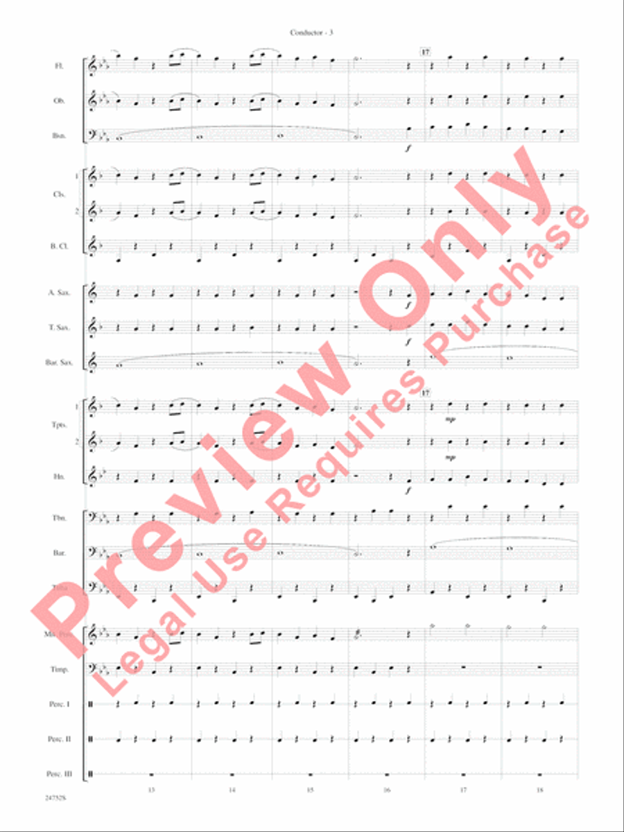 Charlie and the Chocolate Factory, Suite from Concert Band scores gallery preview page 6