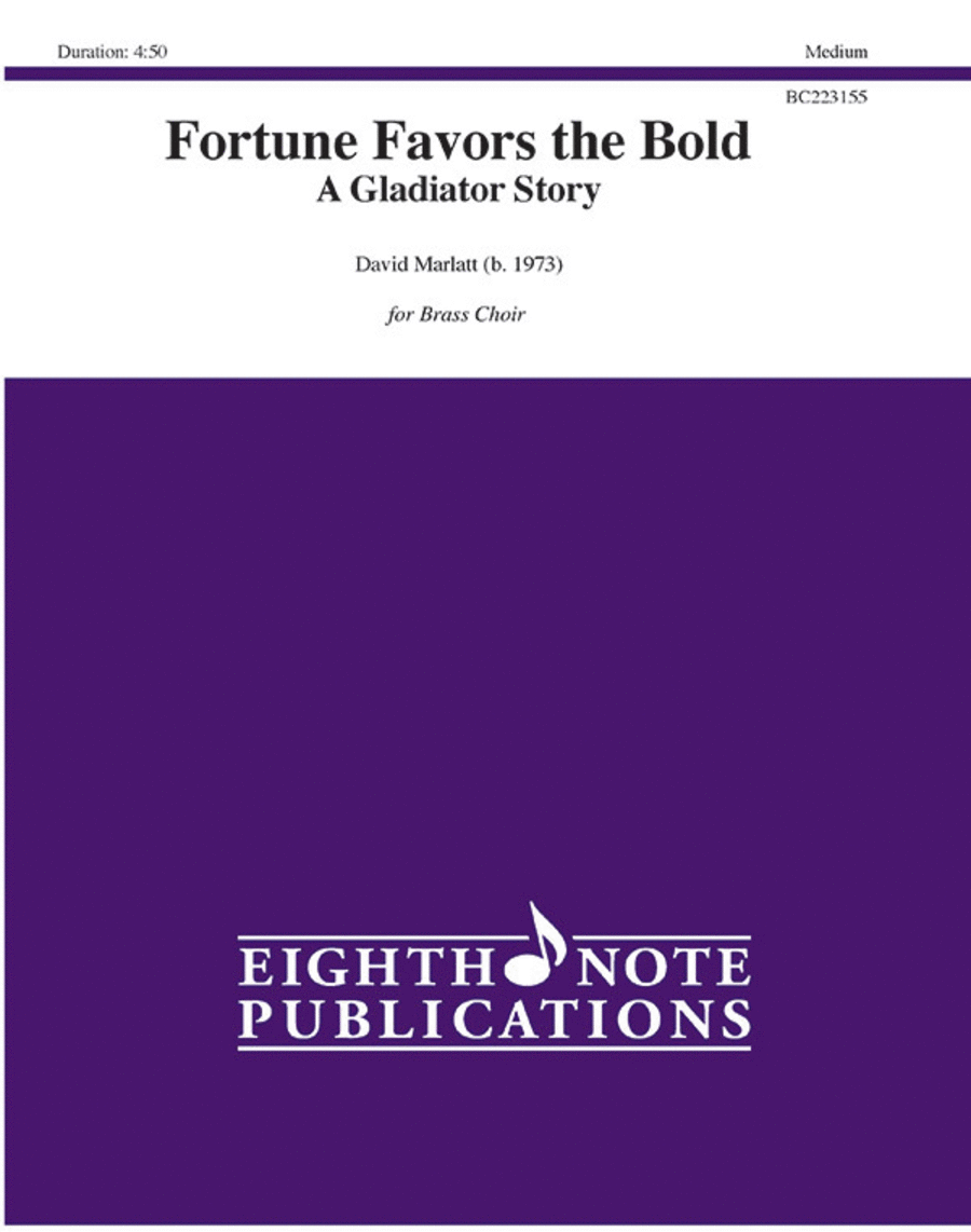 Fortune Favors the Bold - A Gladiator Story Small Ensemble scores gallery preview page 1