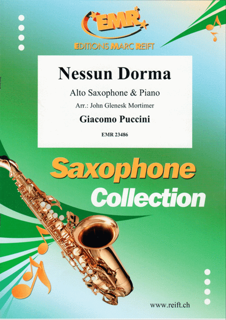 Nessun Dorma Nessun Dorma Alto Saxophone scores gallery preview page 1
