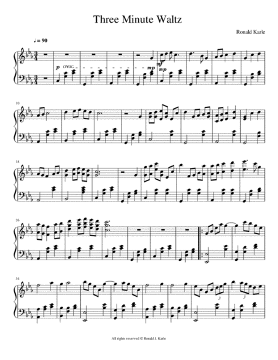 Three Minute Waltz Three Minute Waltz Piano Method scores gallery preview page 2