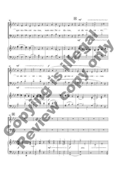 Personent Hodie (Choral Score)