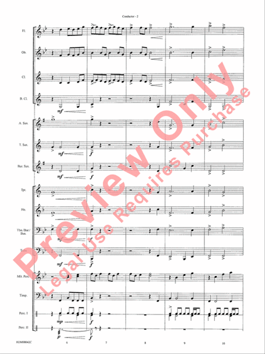 Let Heaven and Nature Sing! Concert Band scores gallery preview page 5