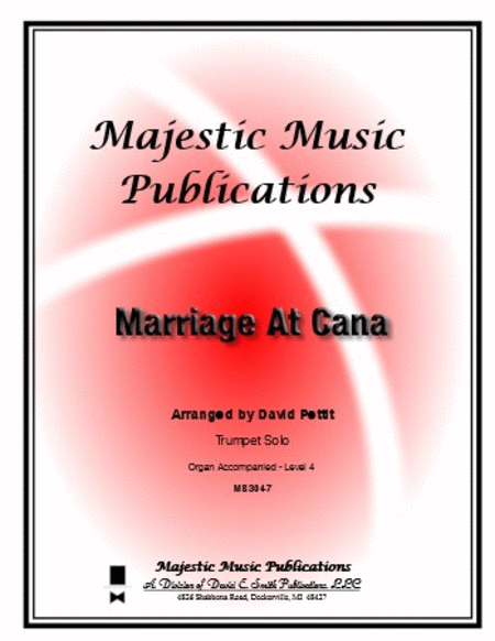 Marriage At Cana (organ accompaniment)