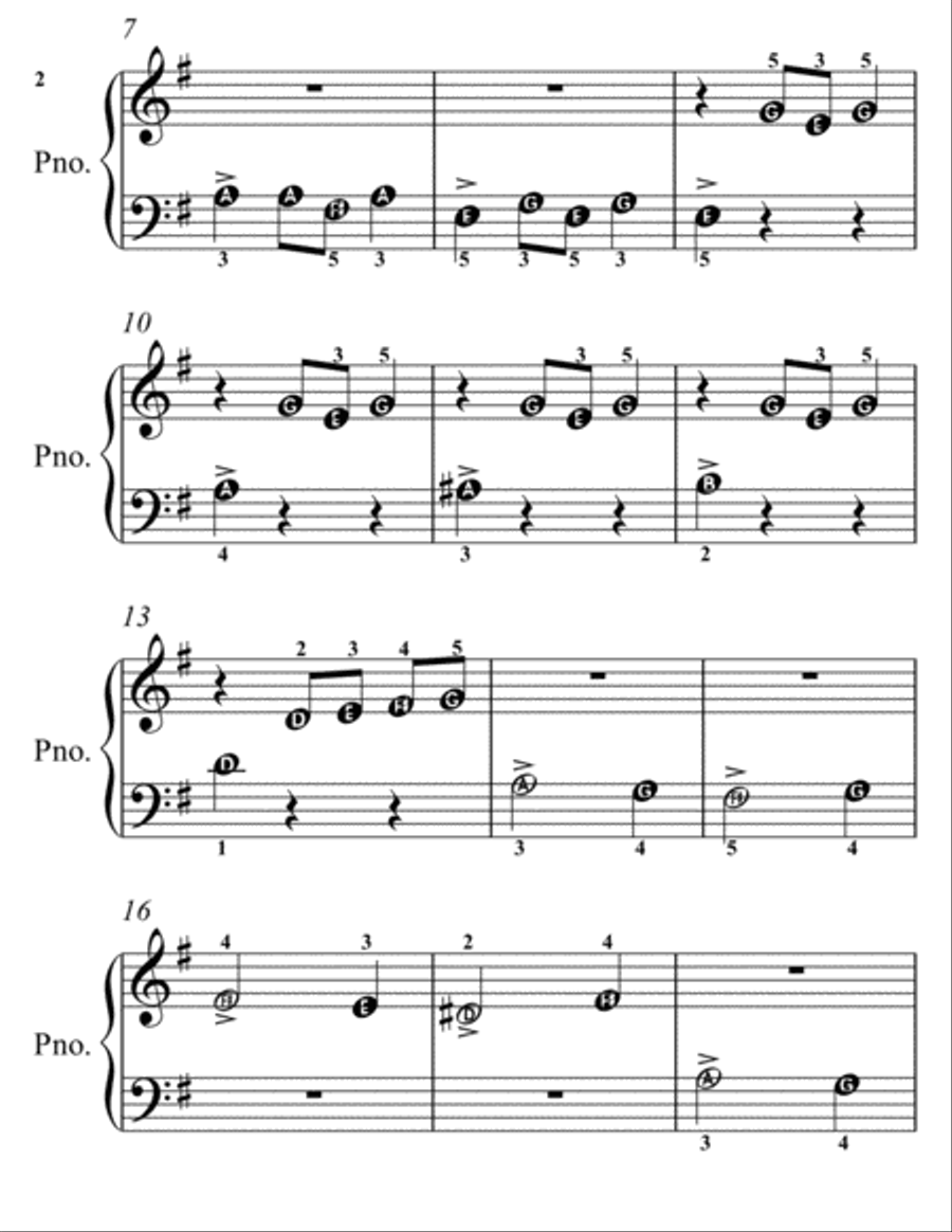 Waltz of the Snowflakes the Nutcracker Suite Beginner Piano Sheet Music 2nd Edition Easy Piano scores gallery preview page 3