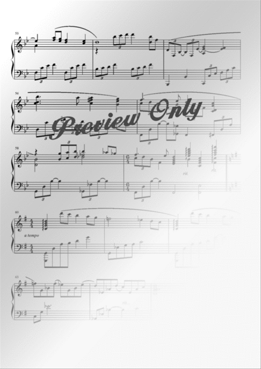 Cross Medley Cross Medley Piano Solo scores gallery preview page 6