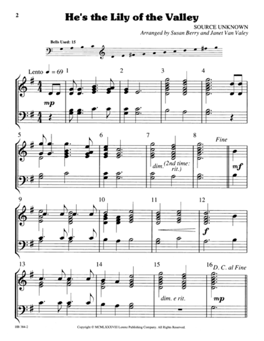 E-Z Reader Spirituals 2-Octaves scores gallery preview page 2