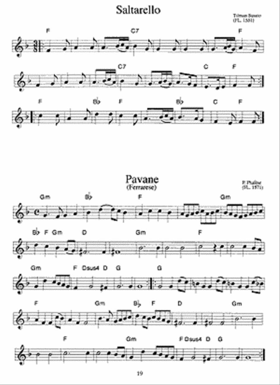Medieval and Renaissance Music for Recorder Recorder scores gallery preview page 3