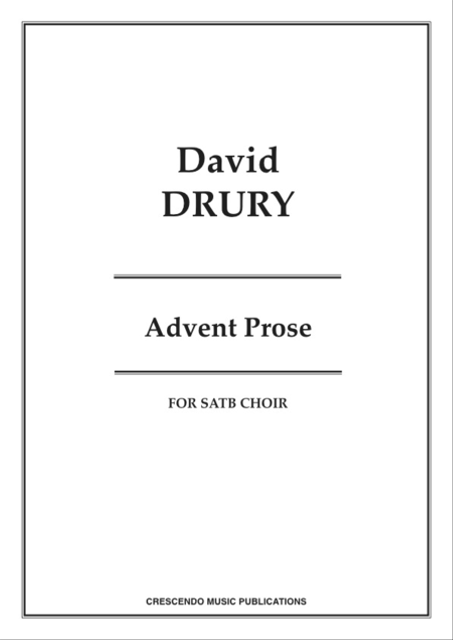 Advent Prose Advent Prose 4-Part scores gallery preview page 1