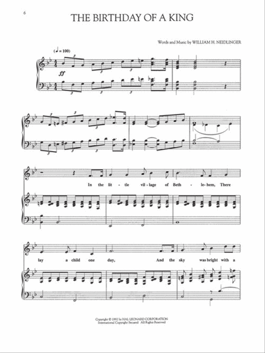 The Christmas Collection High Voice scores gallery preview page 6