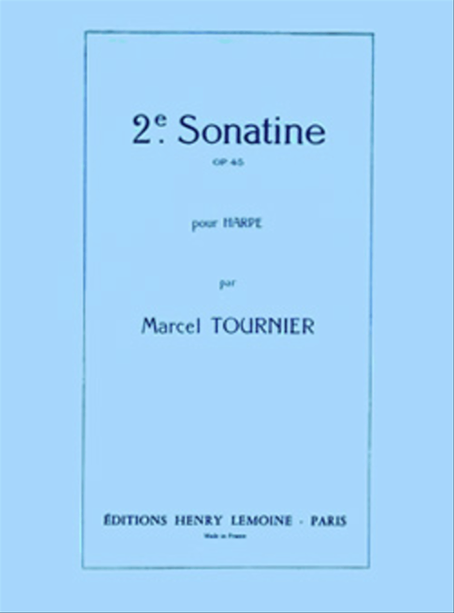Sonatine No. 2 Op. 45 Sonatine No. 2 Op. 45 Harp scores gallery preview page 1