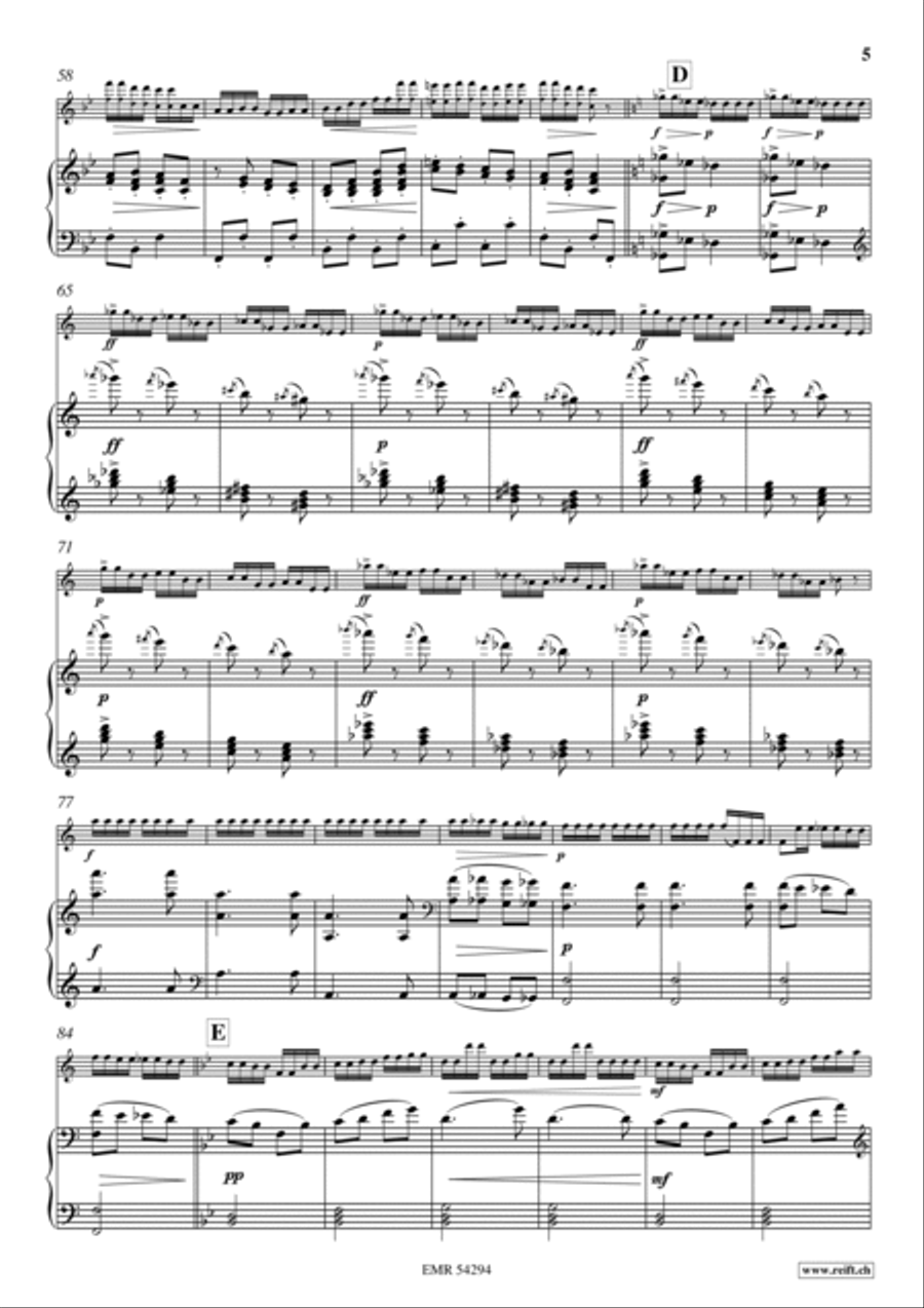 Elfentanz Flute Solo scores gallery preview page 6