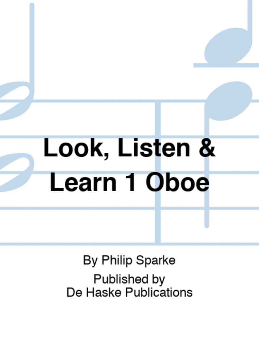 Look, Listen and Learn 1 Oboe