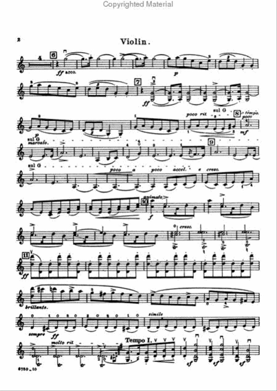 Mazurka Violin Solo scores gallery preview page 3
