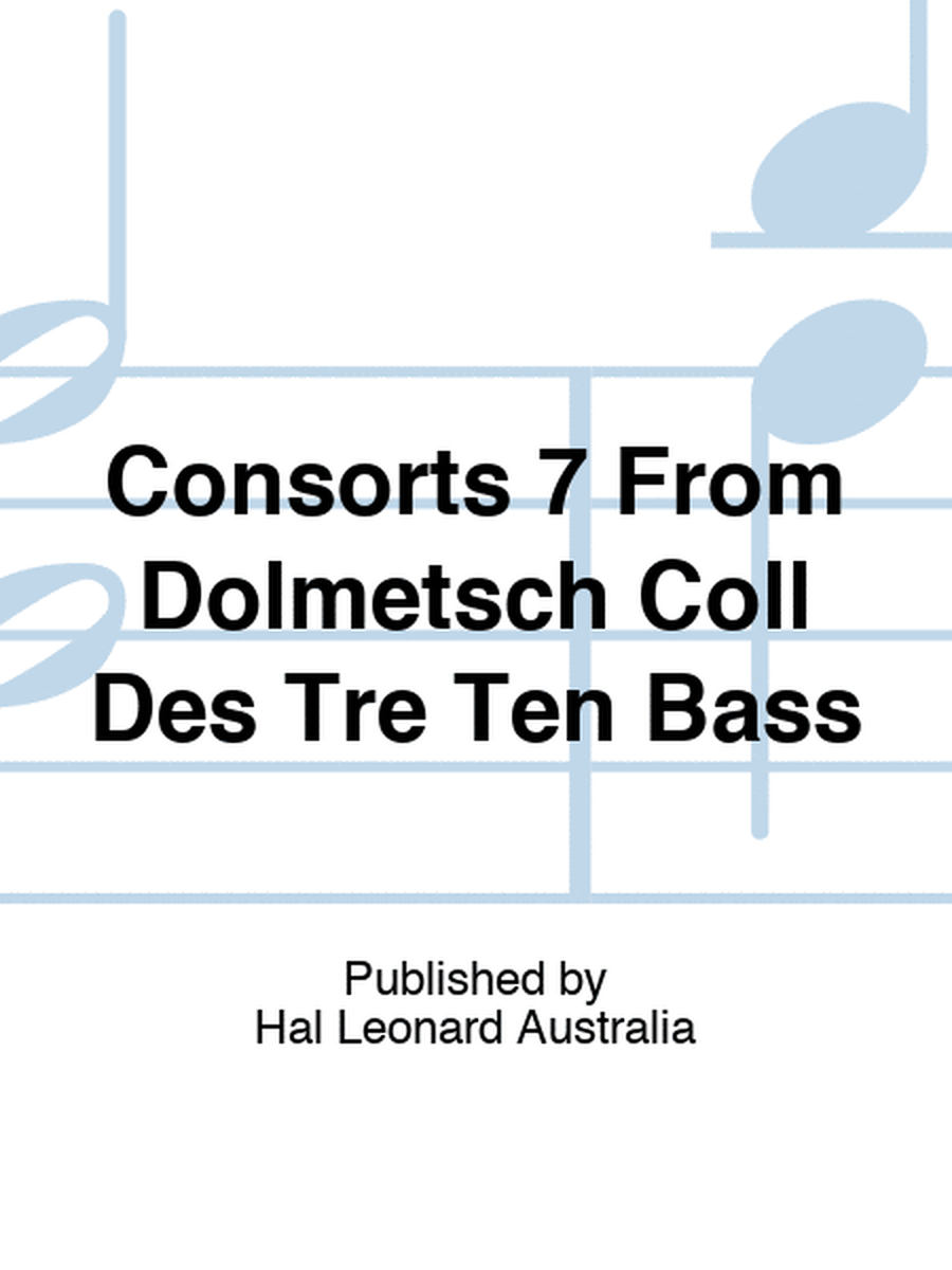 Consorts 7 From Dolmetsch Coll Des Tre Ten Bass