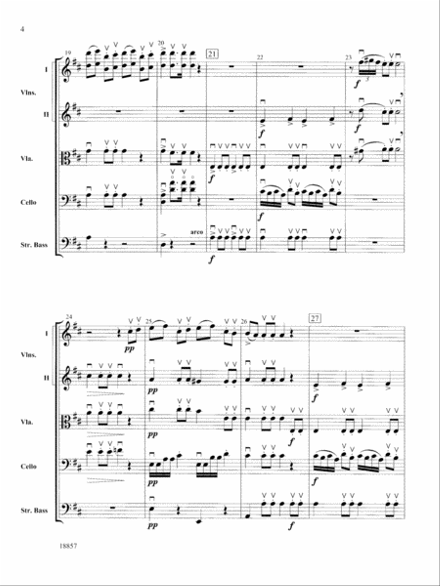 Wedding Day at Troldhaugen: Score String Orchestra scores gallery preview page 4
