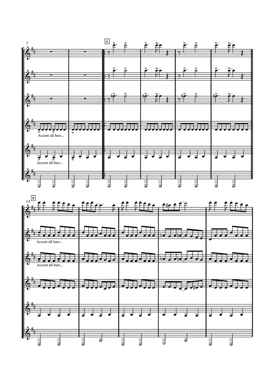 Ballad Of Casey Jones Guitar Ensemble scores gallery preview page 5